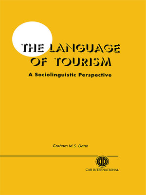 cover image of The Language of Tourism